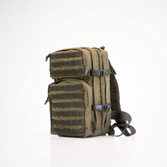 Durable Cordura backpack with 2 large compartments and 2 small front compartments. Ideal for work, travel, and everyday use.