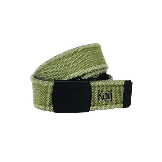 A Stone Washed Canvas Ribbon Belt with a matt black buckle, designed in Italy. Versatile and comfortable, perfect for a sporty or casual look. One size fits all. Packaged in a Rigid Bottom/Lid Gift Box. From Men In Style.