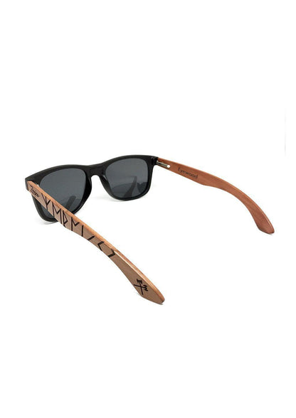 Eyewood | Engraved wooden sunglasses - Viking Runes-6