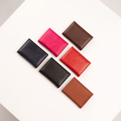 Leather Card Holder (16 Cards): Multiple sleek wallets crafted from premium natural leather, offering style and functionality for your essentials.