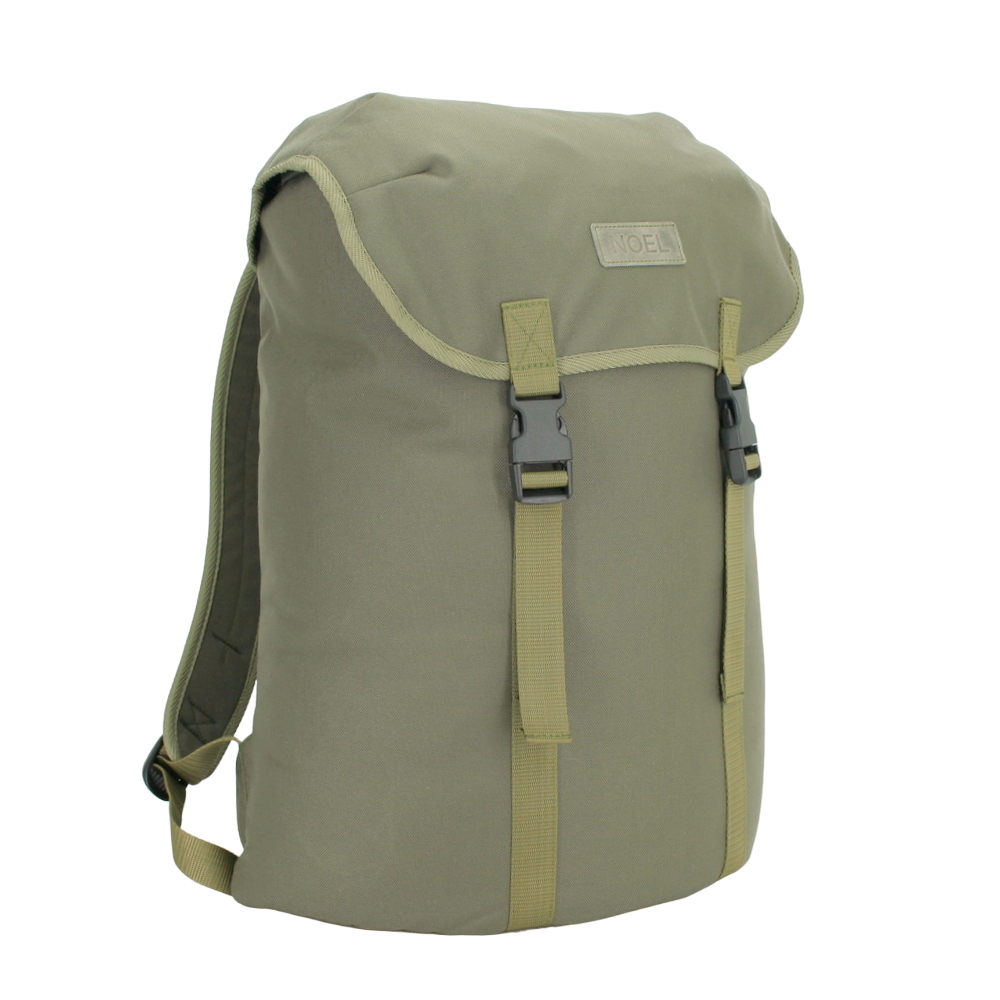 18L Waterproof Backpack - Khaki, a durable Cordura backpack designed for daily adventures. Waterproof construction keeps belongings safe and dry. 18-liter capacity with easy organization pockets. Handcrafted in Europe with meticulous attention to detail.