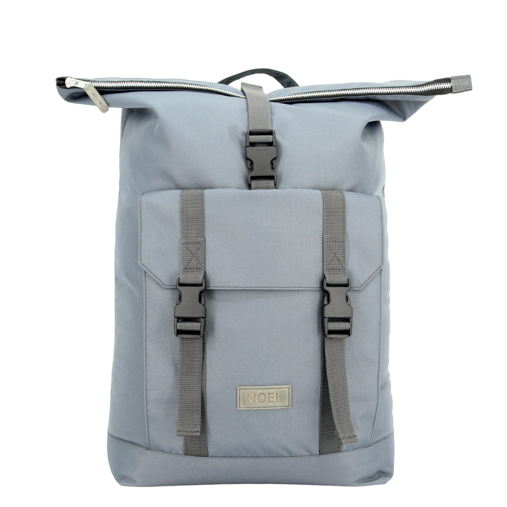 25L Waterproof Backpack - Light Grey: A durable Cordura backpack designed for urban style and outdoor adventures. Stay organized with a padded laptop pocket, multiple interior pockets, and a large front pocket. Handcrafted with European craftsmanship.