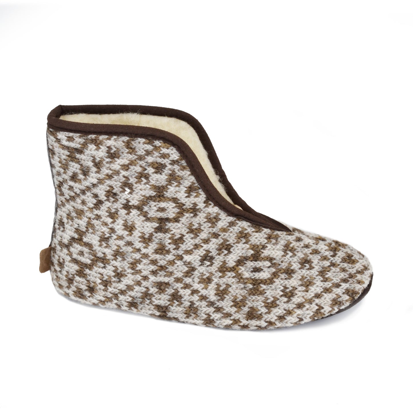 Lambswool slippers Trolla - Beige