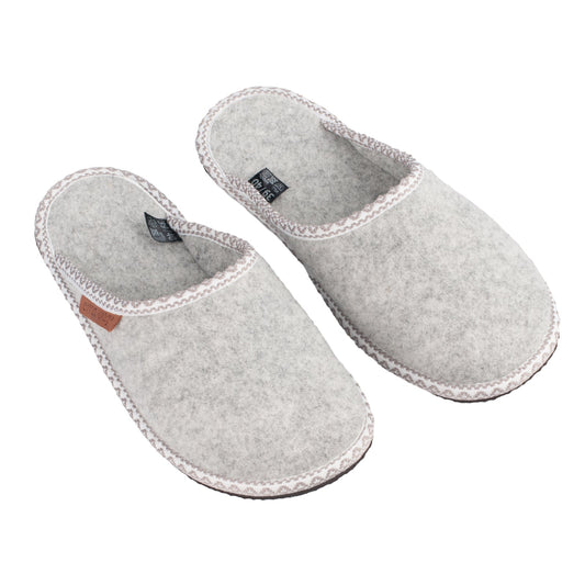 Natural felt slippers Halla